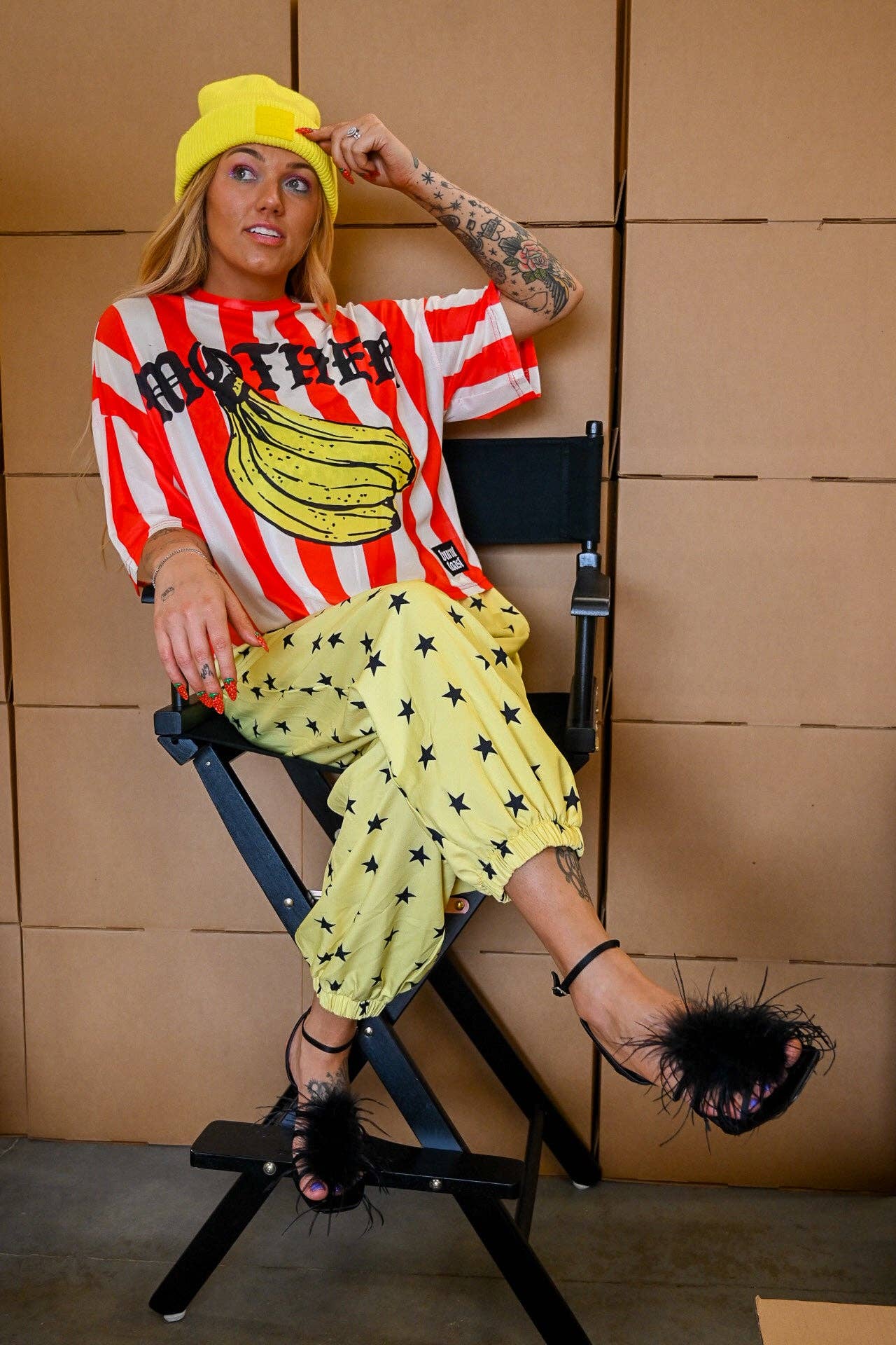 Mind Your Own Bunch Oversized Mesh Top