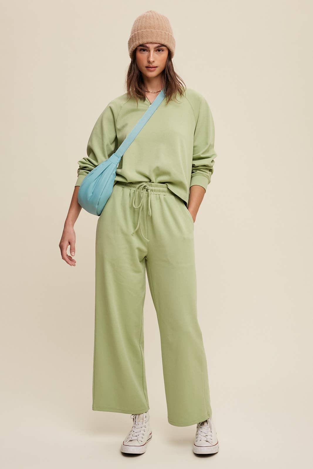 Relaxed V-Neck Lounge Set