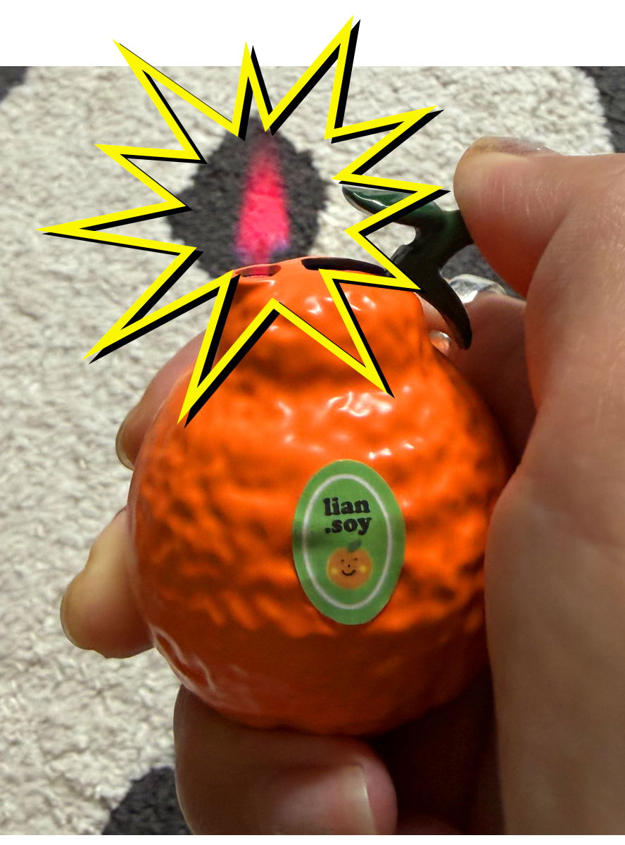 Orange lighter