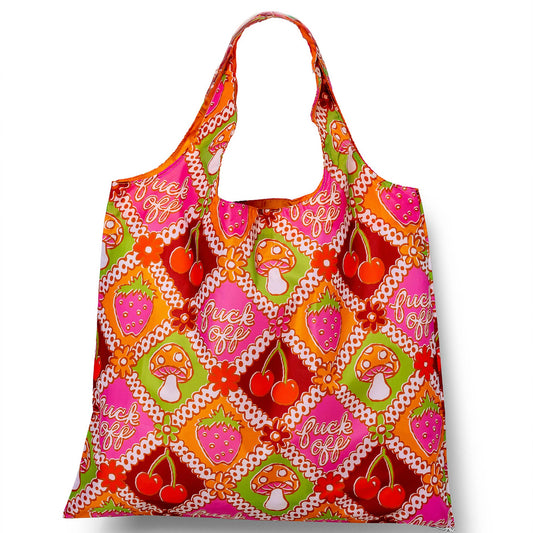 F*ck Off Retro Art Sack® | Eco-Friendly Reusable Tote Bag