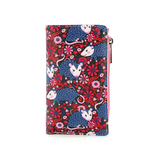 Possum Floral Wallet - Tsuru