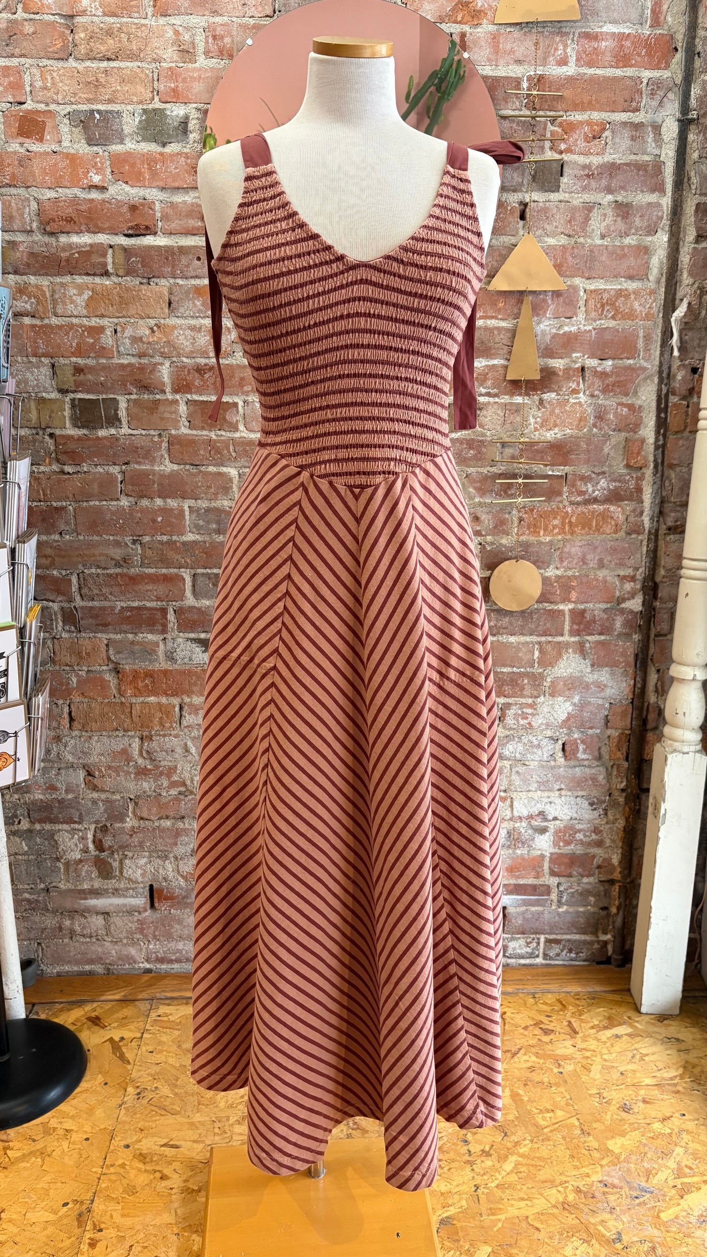 Cecelia Midi in Burnt Henna Combo