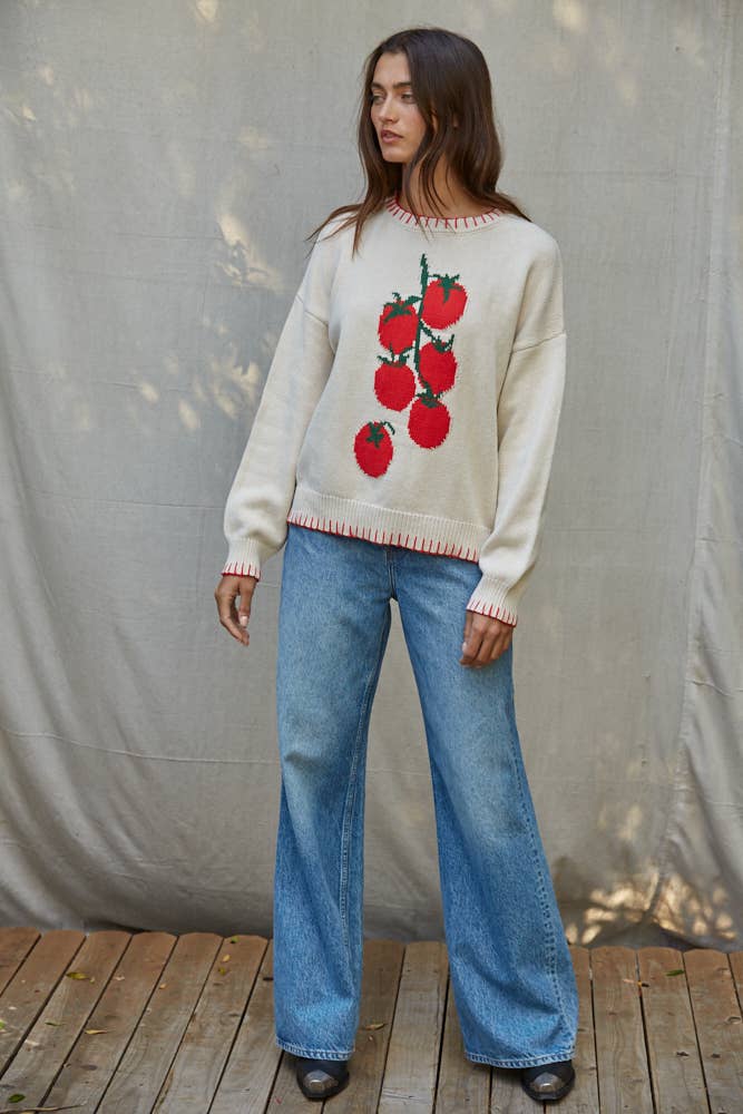 Knit Tomato Sweater