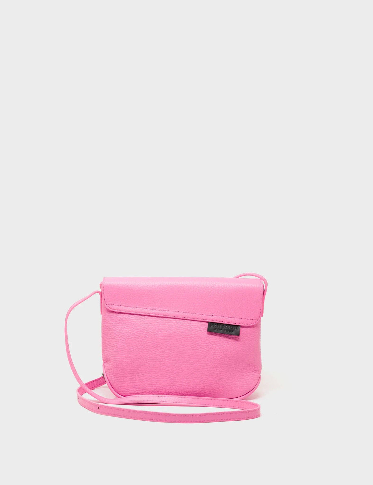 Bruno Mini Crossbody Bubblegum Pink Leather Bag - All Over Eyes Embroidery