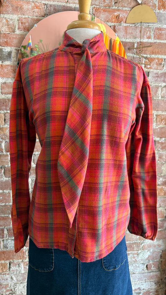 Pink Plaid Shirt