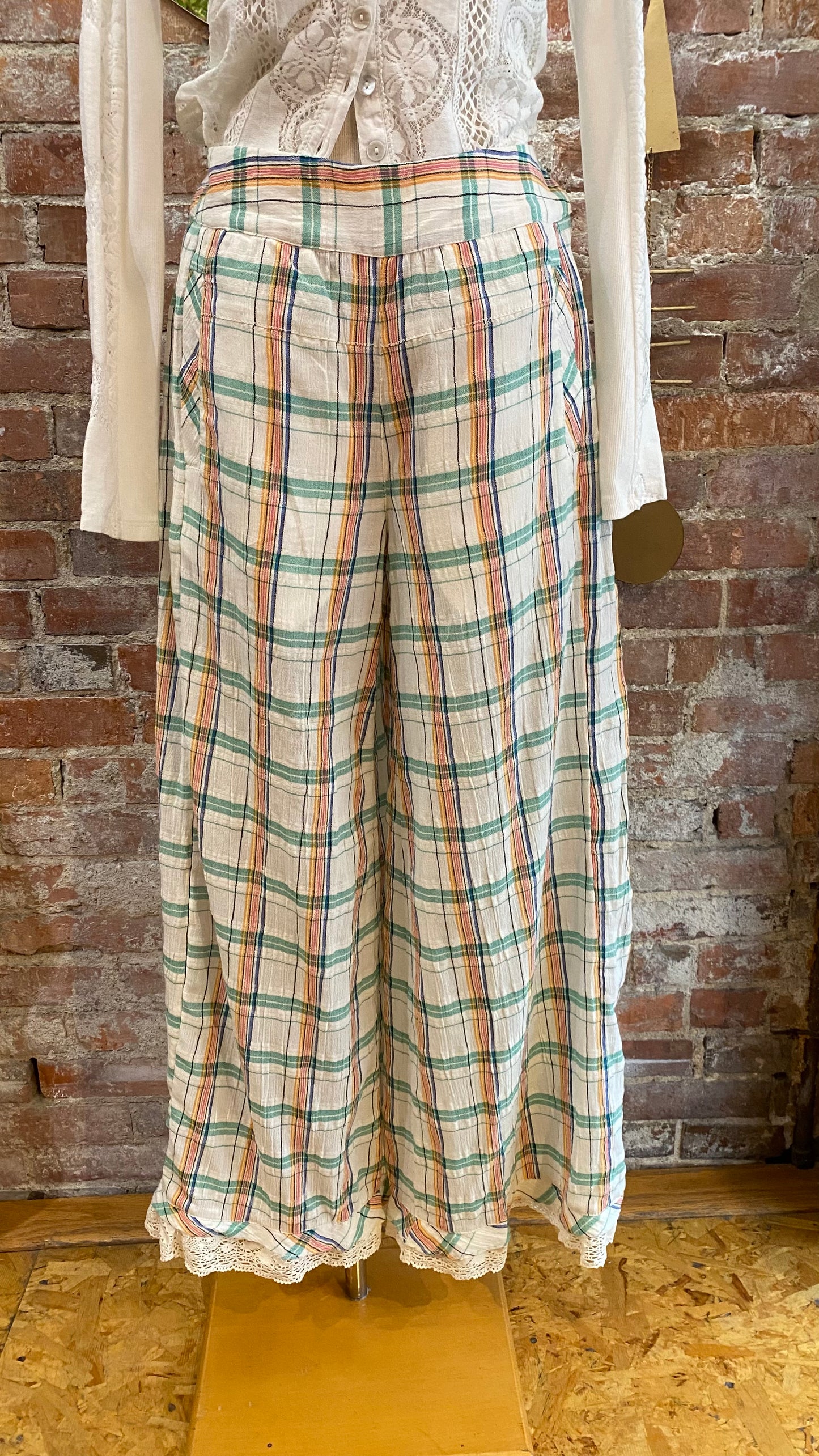 Hour Glass Wide Leg in Ivory Combo