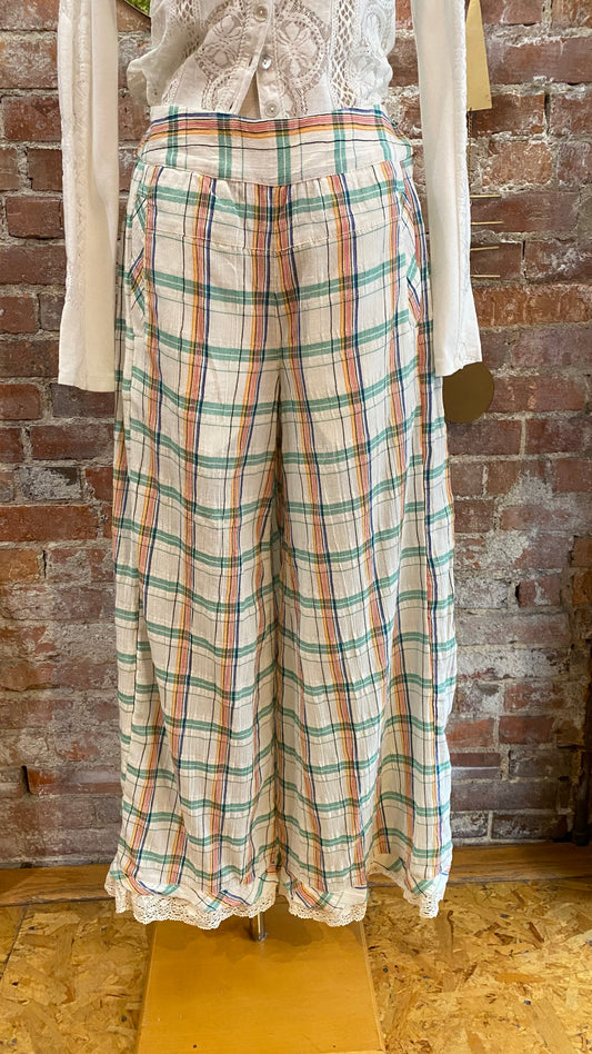 Hour Glass Wide Leg in Ivory Combo