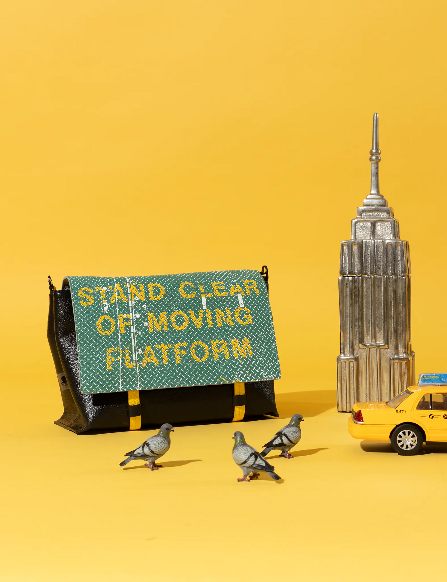 Victor Black Reversible Small Messenger Bag - Pigeonista Design