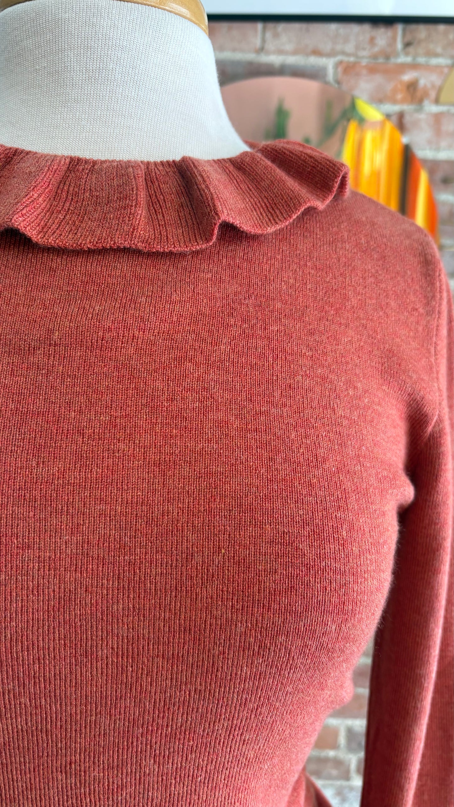 Ruffle Collar Top