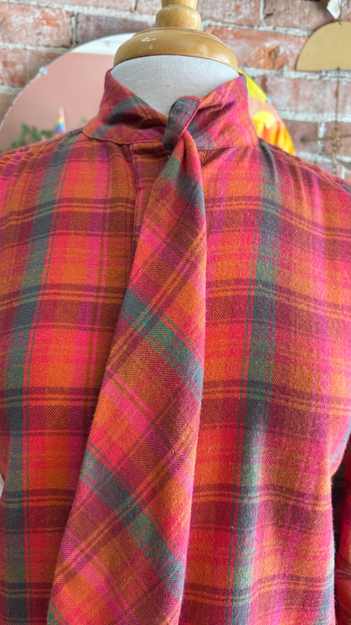 Pink Plaid Shirt
