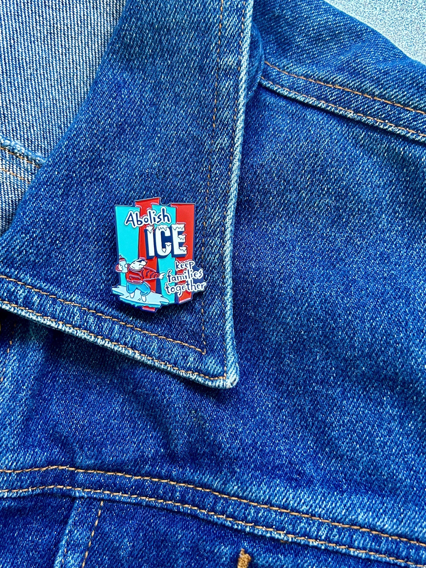 Abolish ICE Enamel Pin