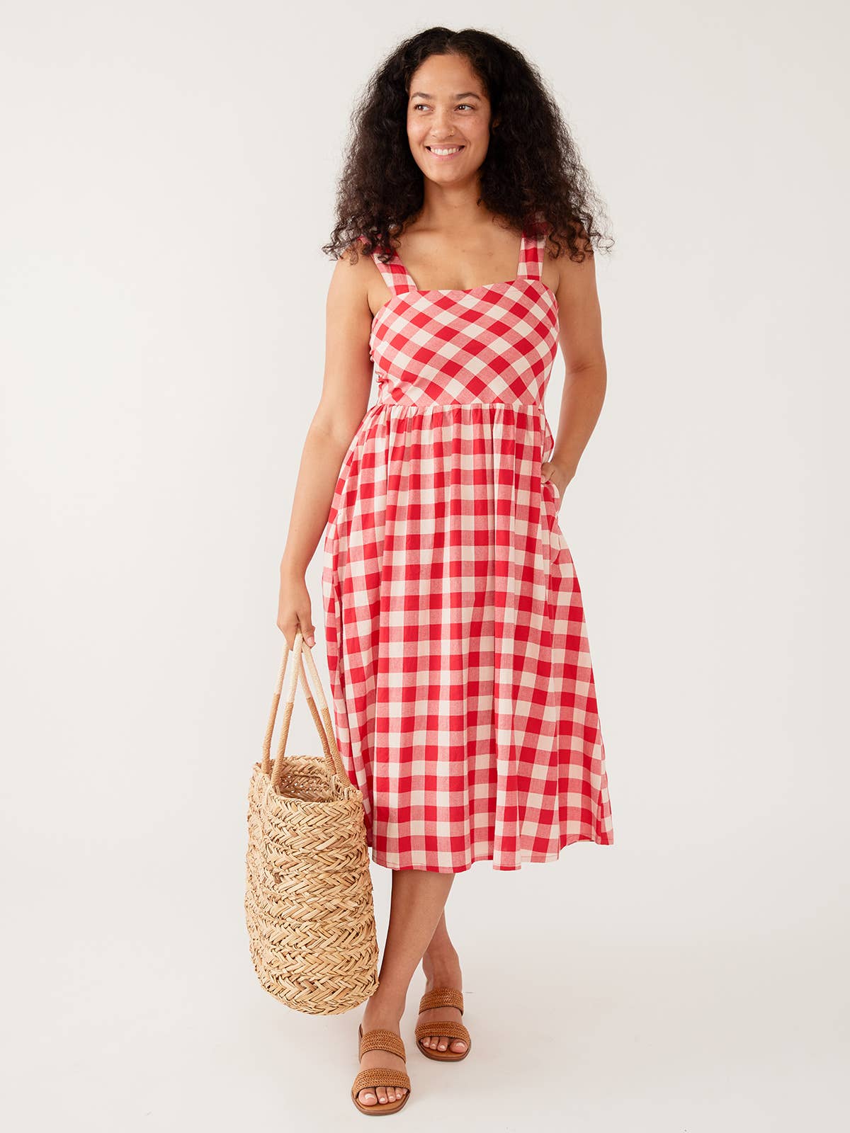 Nikita Dress Red Gingham