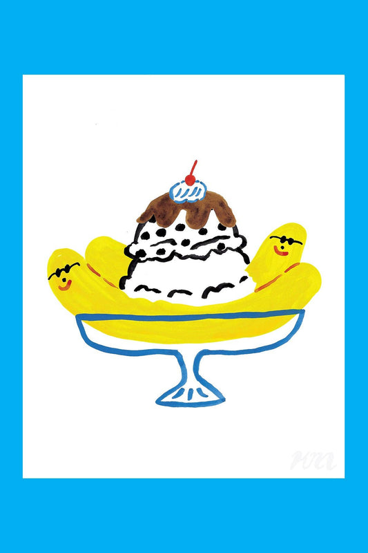 Banana Sundae Print