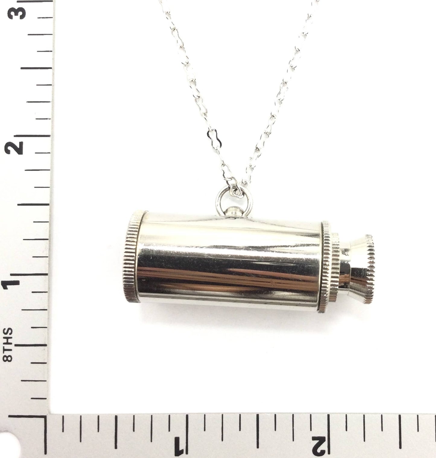 Silver Telescope Necklace