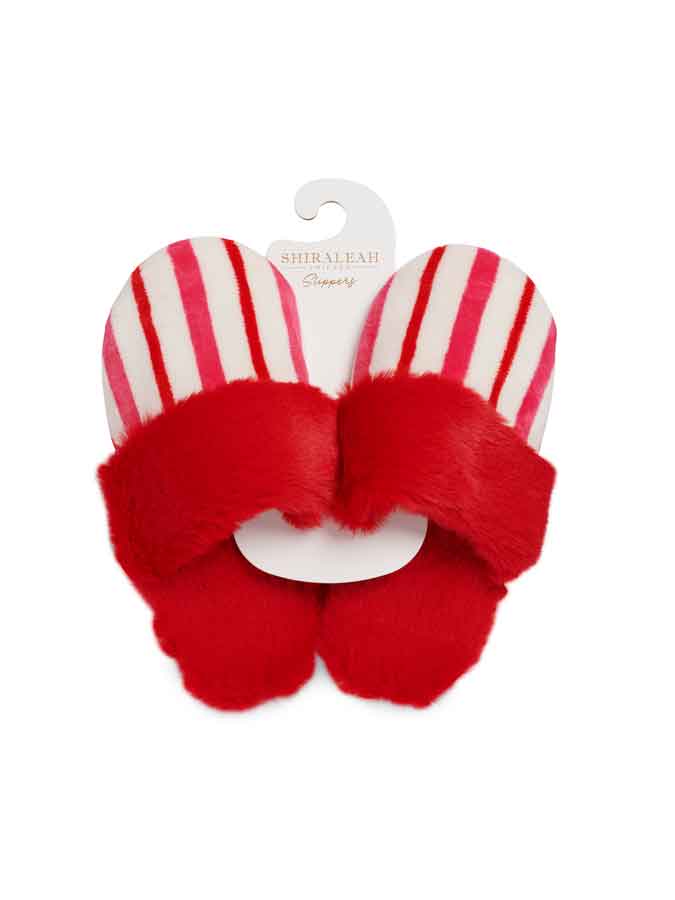 Candy Stripe Slippers - Tsuru