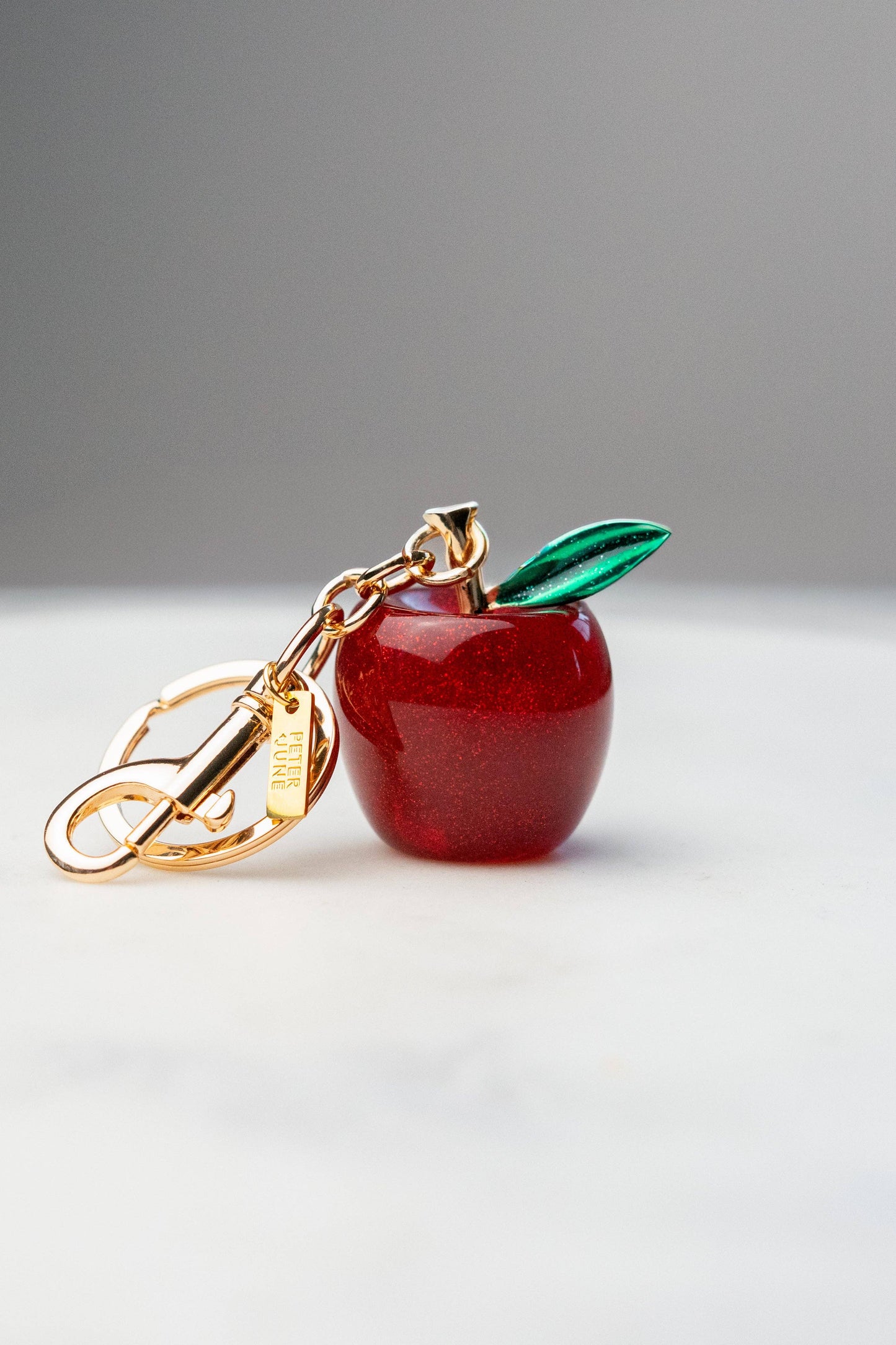 Apple Jax Bag Charm - 18K Gold Plated + Resin
