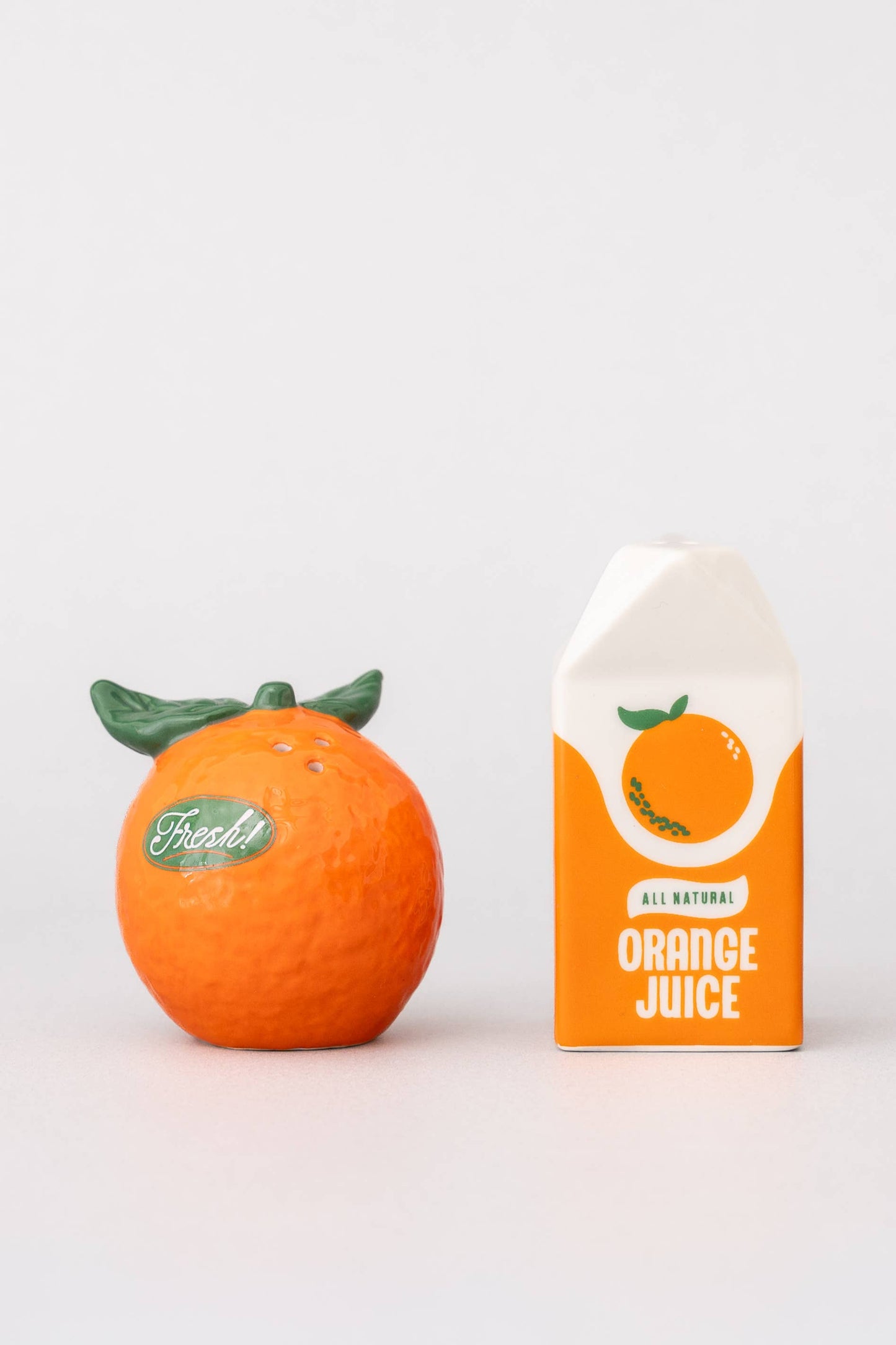 Salt and Pepper Shakers, Orange