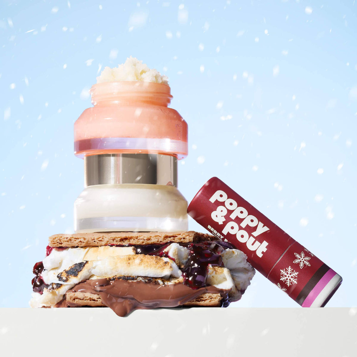 Puffer Bag Gift Set, Retro Ski, Berry Bonfire, Limited Edition