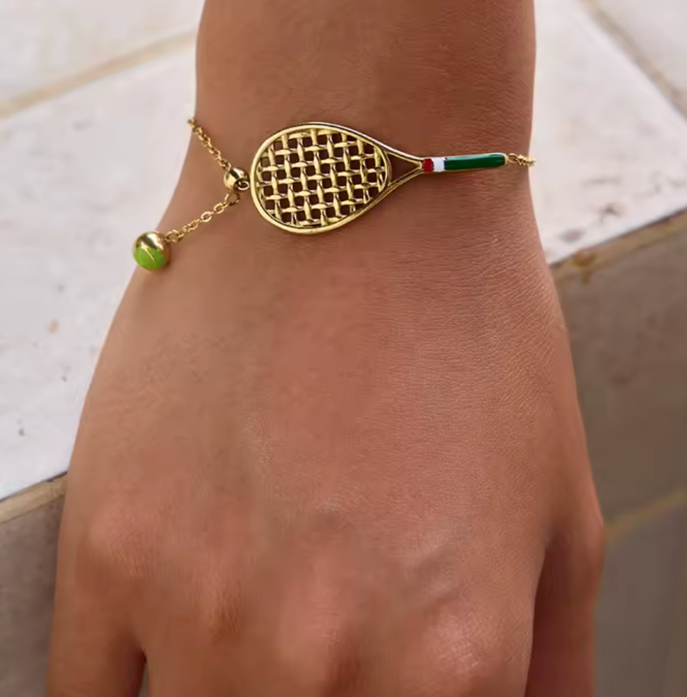 Country Club- Tennis Bracelet - PVD Enamel- Waterproof