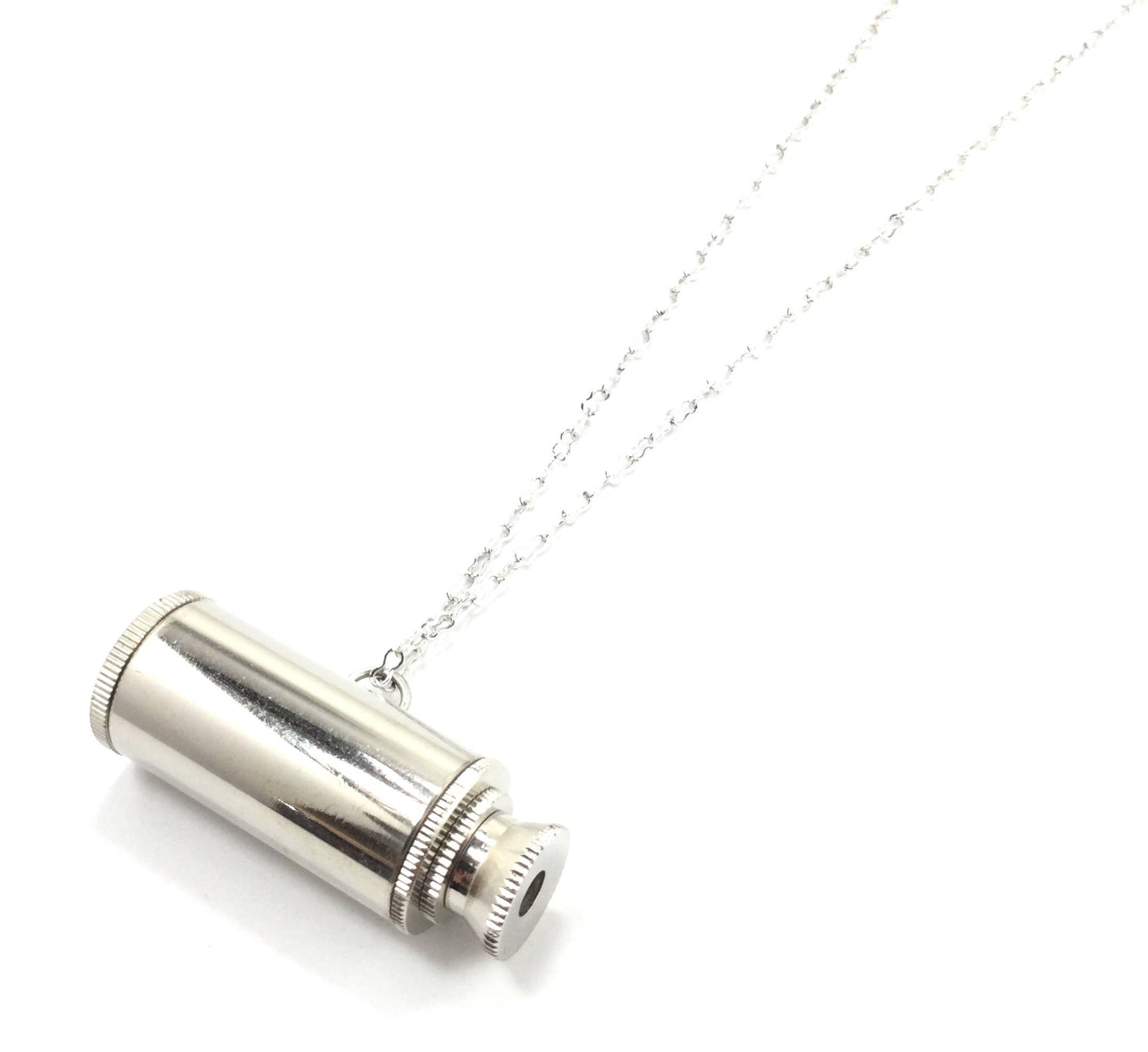 Silver Telescope Necklace