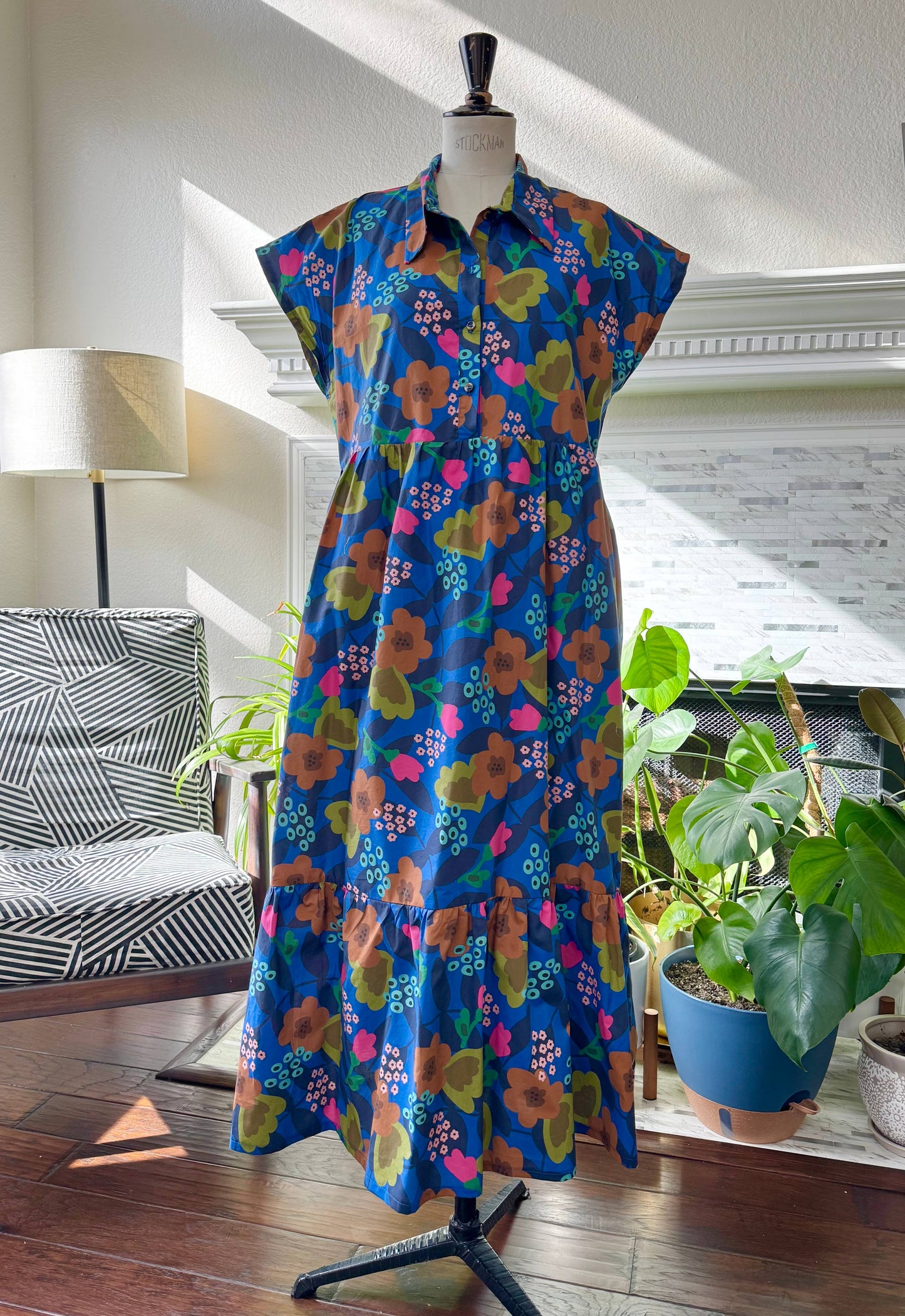 Colored garden dress