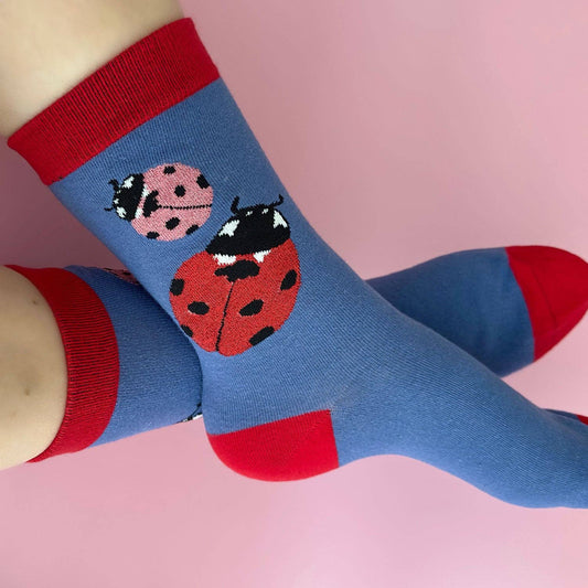 Ladybug Socks
