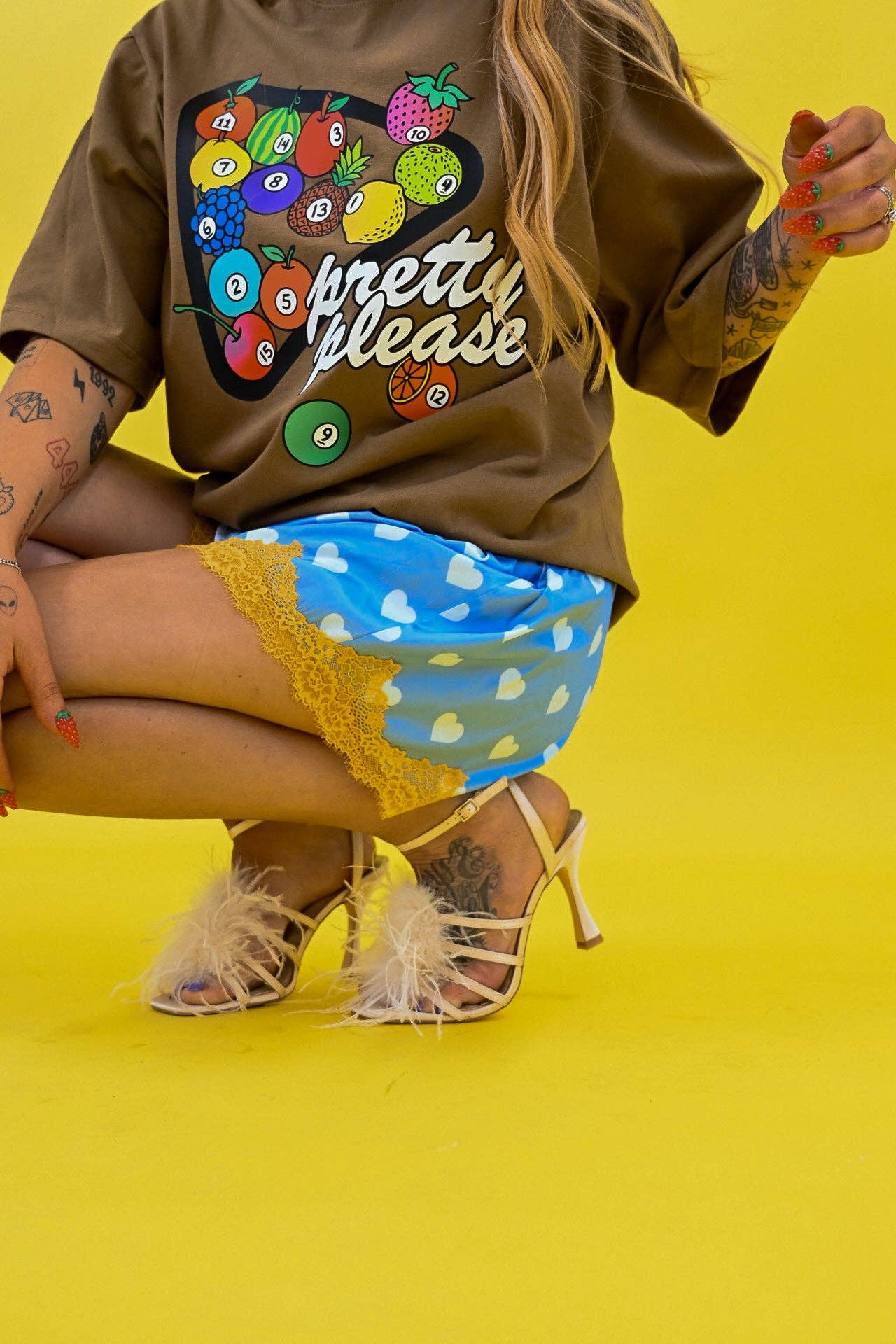 Just Peachy Lace Shorties