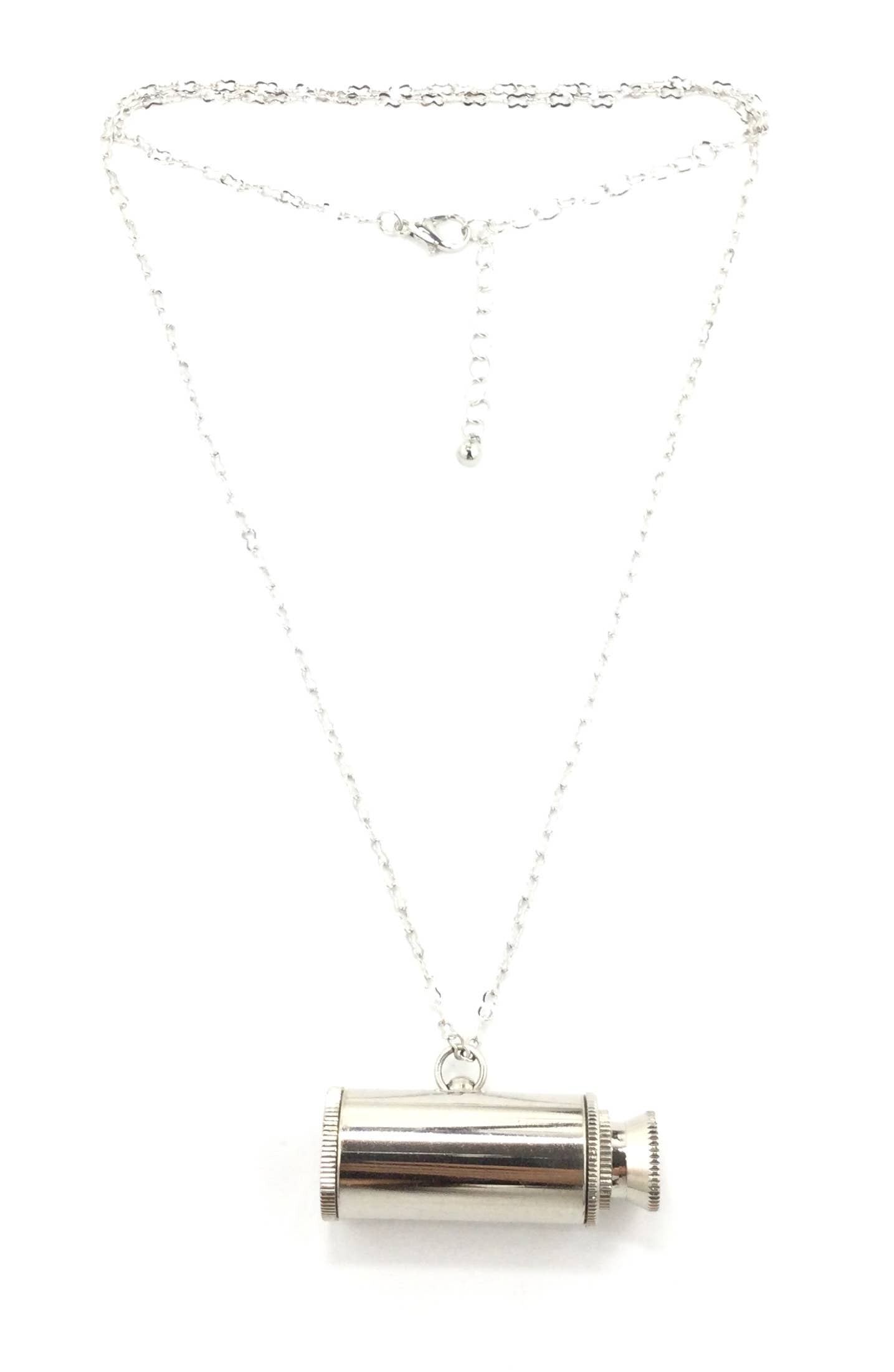 Silver Telescope Necklace