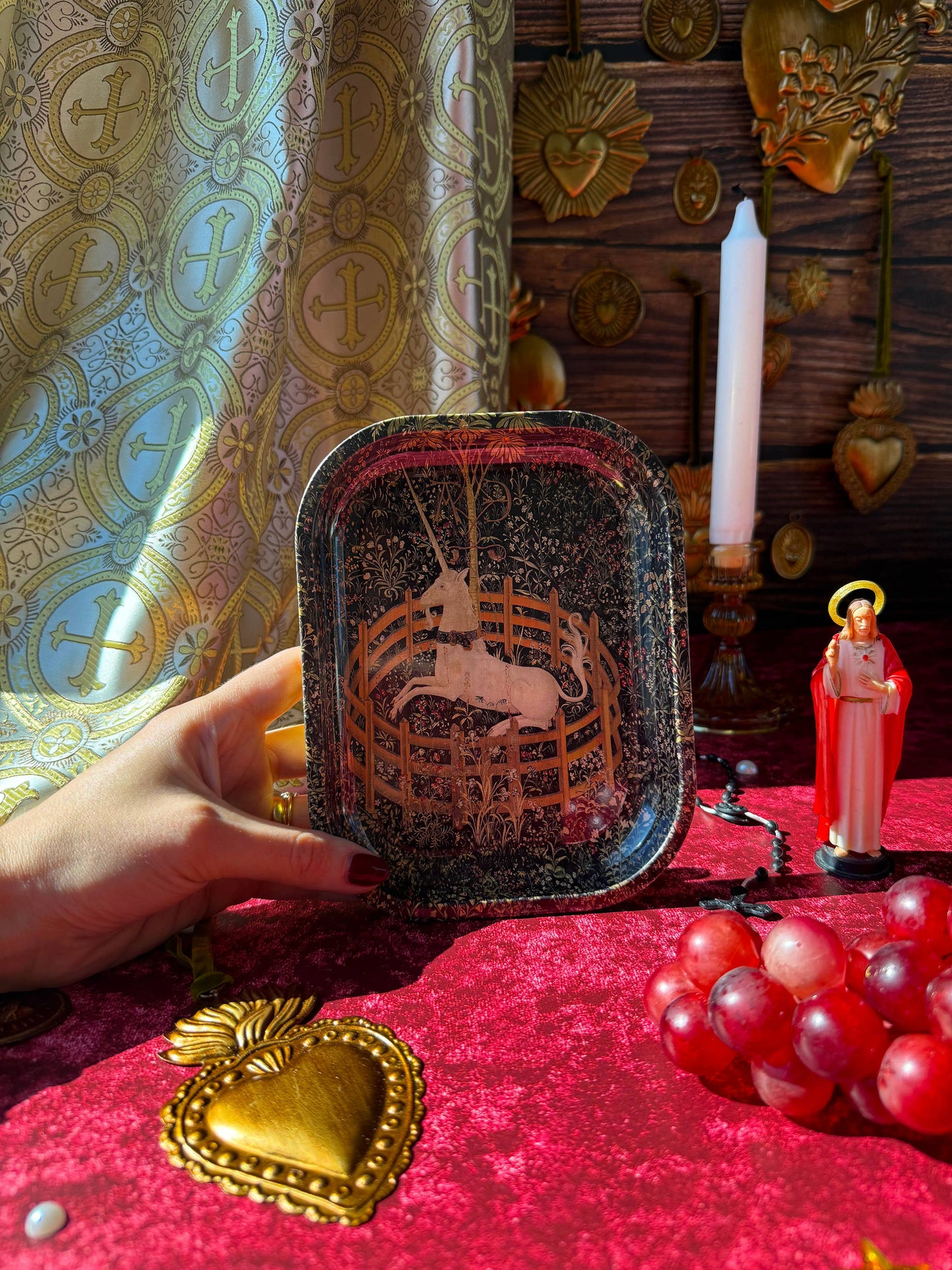 Medieval Tapestry Tray