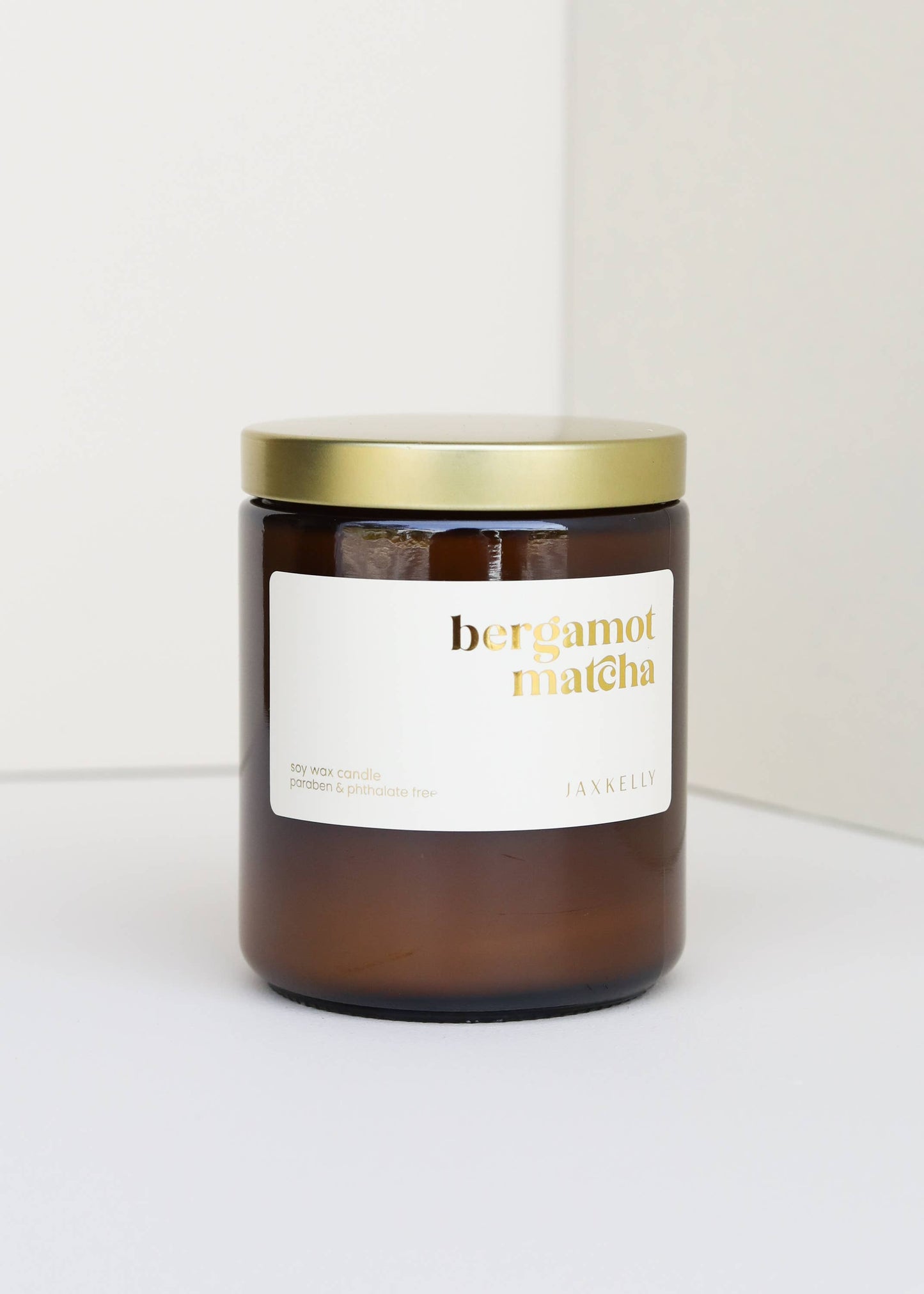 9oz - Bergamot Matcha Candles - Amber