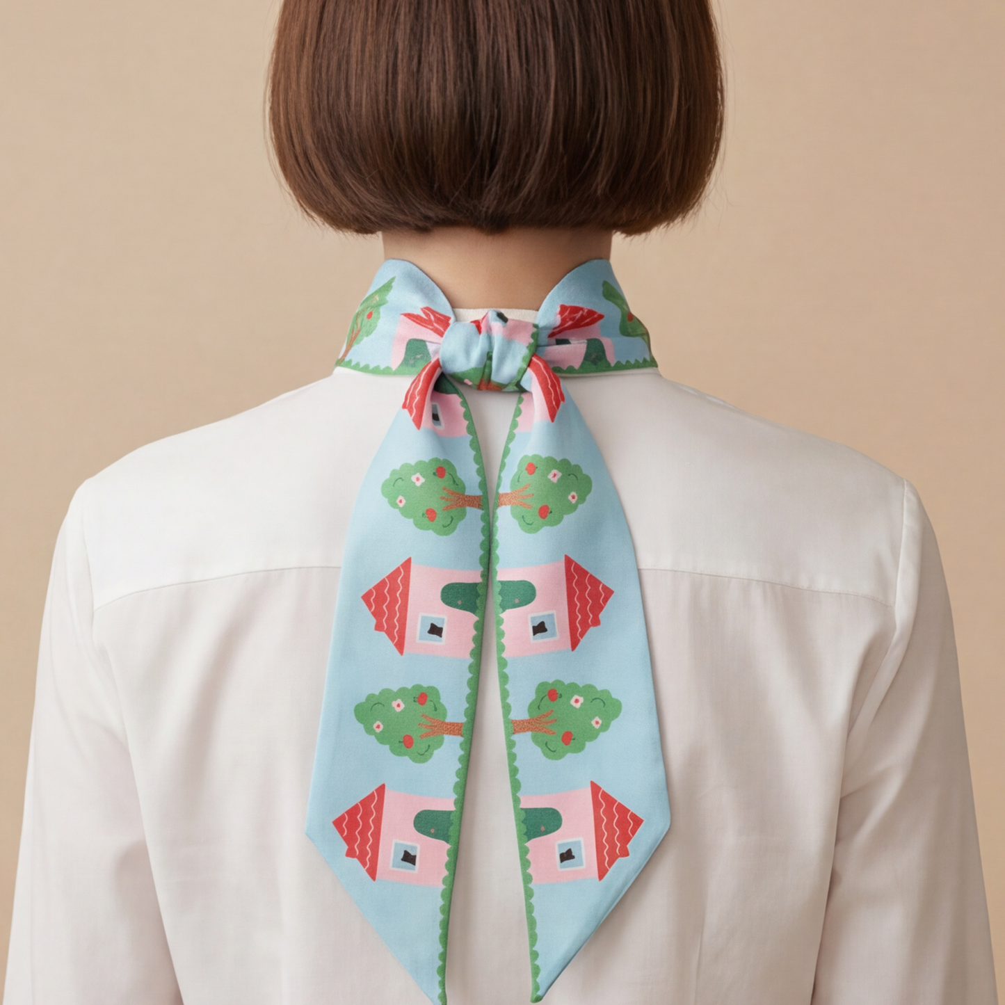 House Twilly Ribbon Scarf