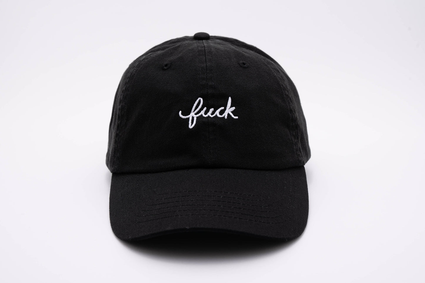 Fuck Script 100% Cotton Baseball Hat