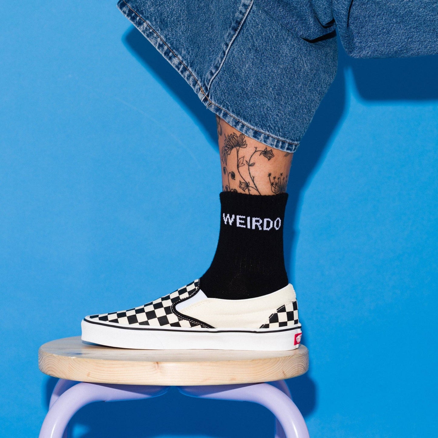 Weirdo Quarter Crew Socks