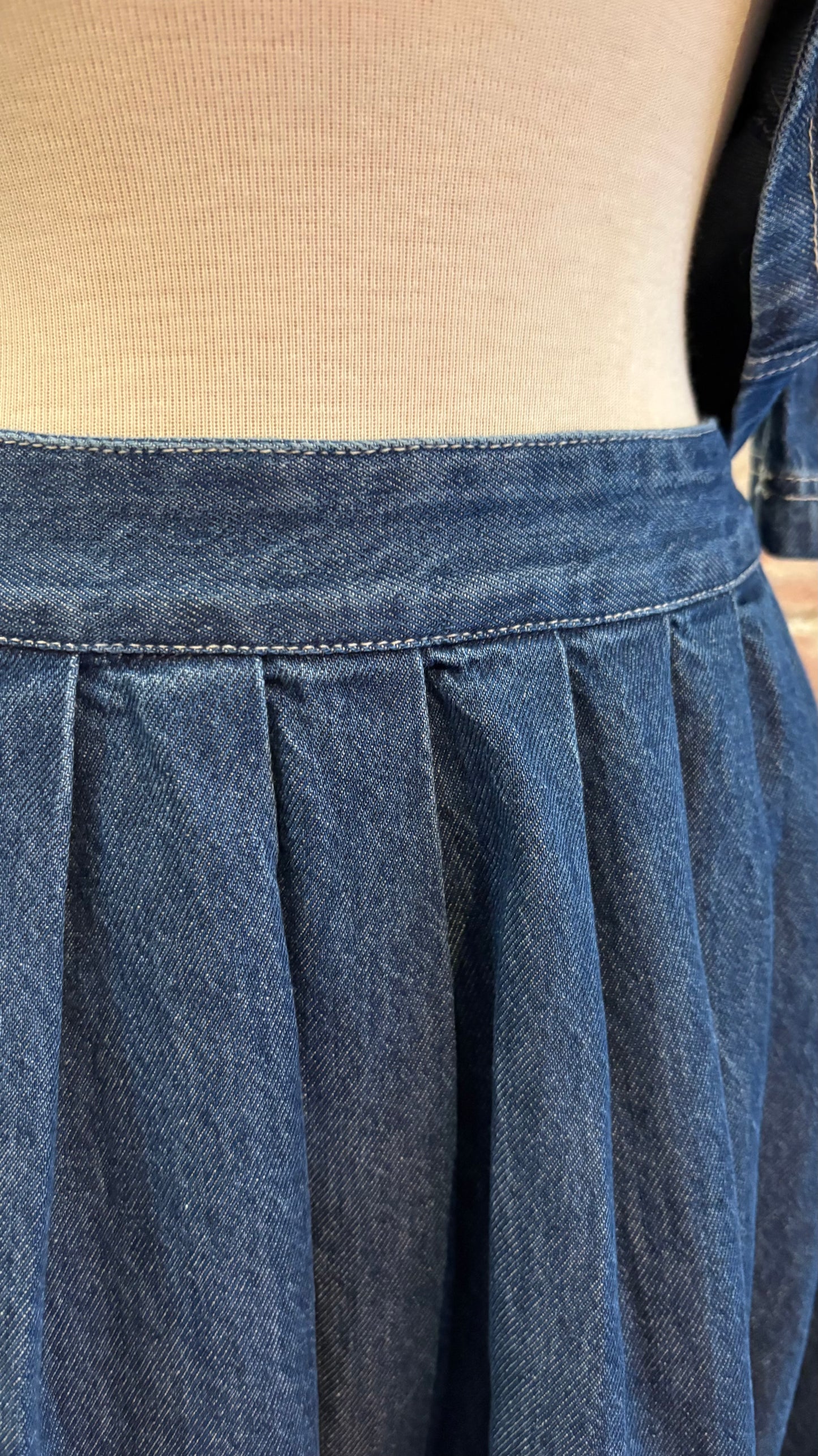 Westly Denim Skirt Set