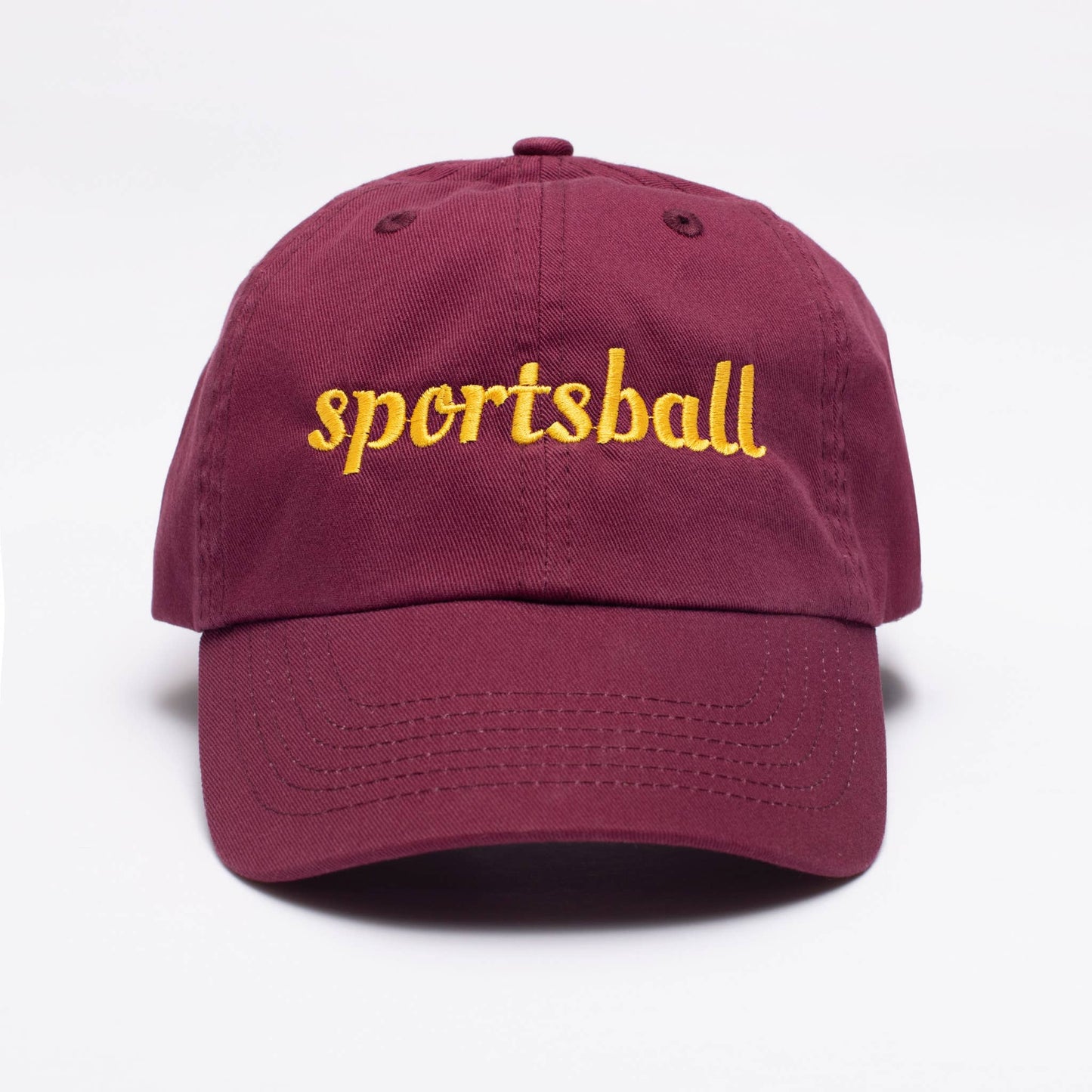 100% Cotton Sportsball Baseball Hat