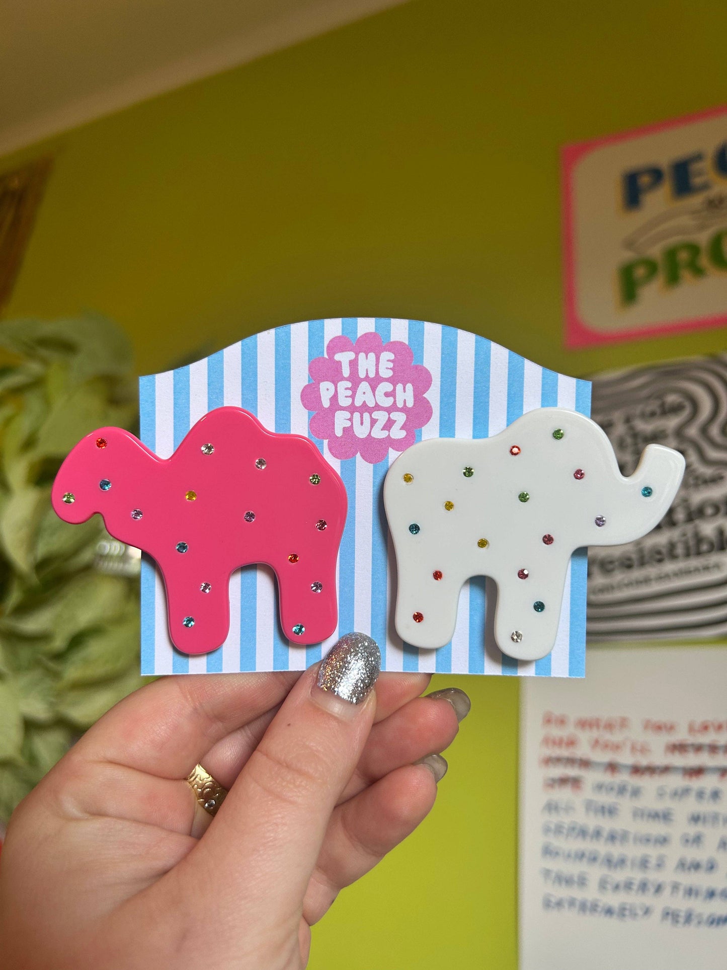 Animal Cracker Hair Clip Set