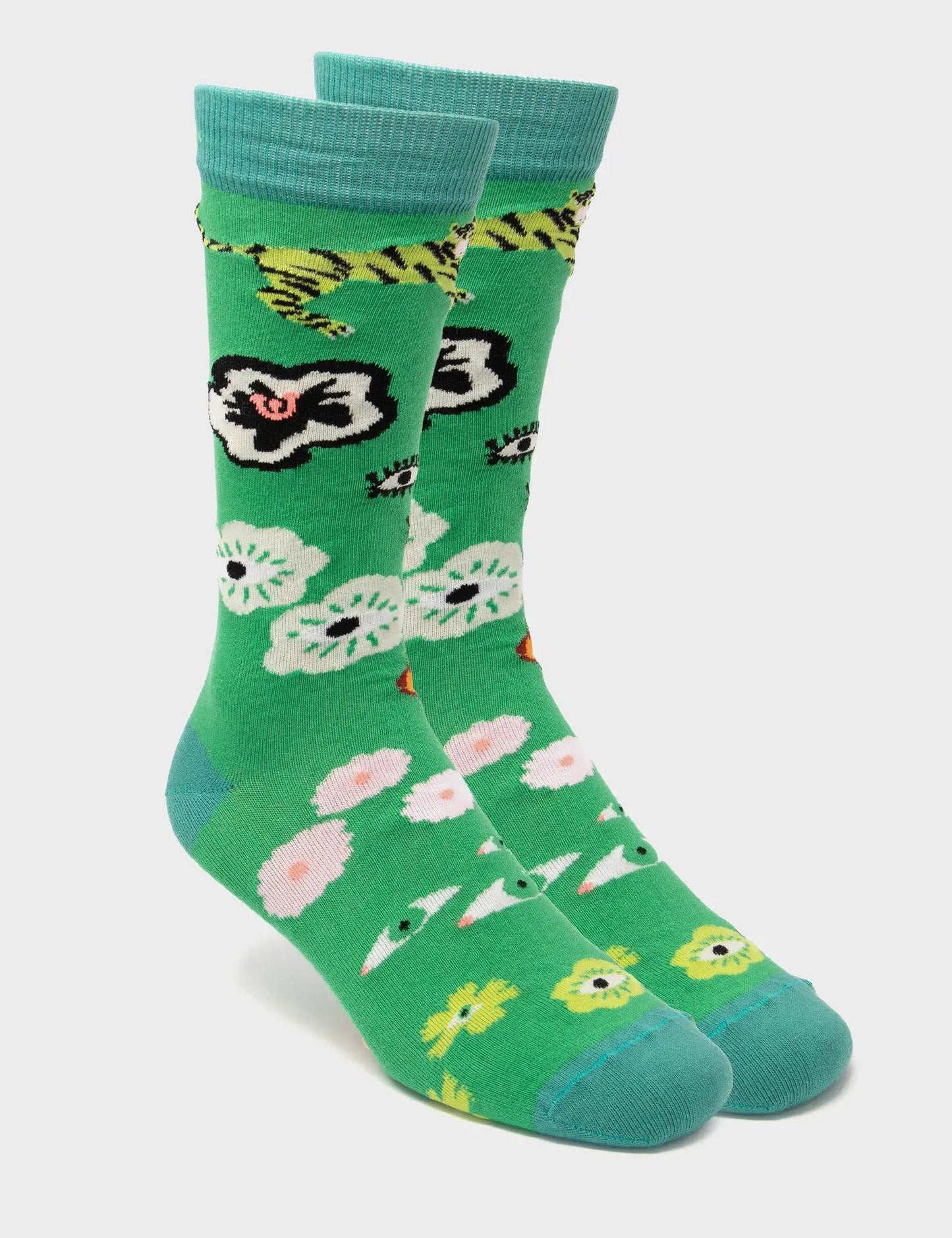 Green Socks - Floralia