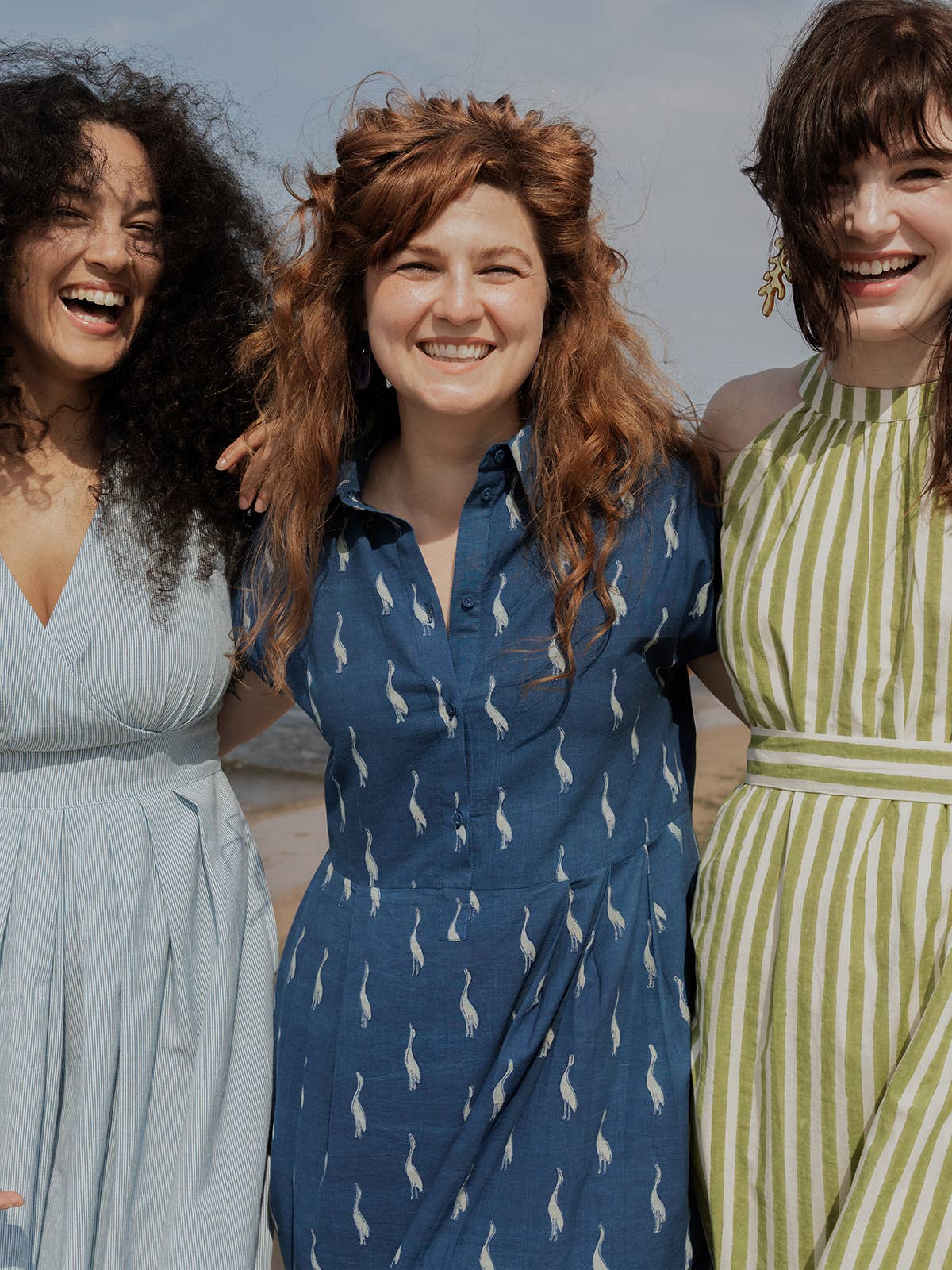 Emily Dress Indigo Goose