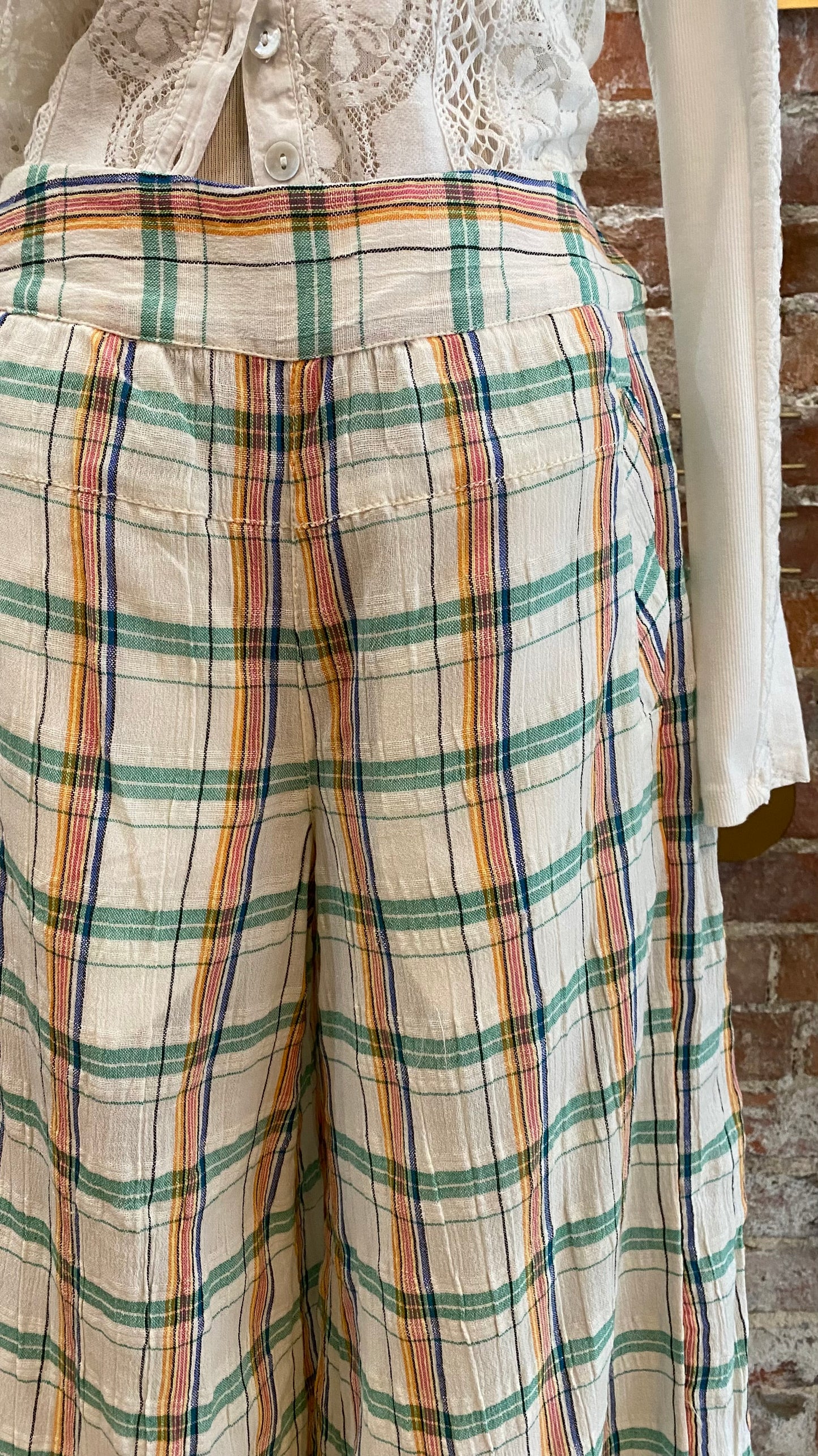 Hour Glass Wide Leg in Ivory Combo