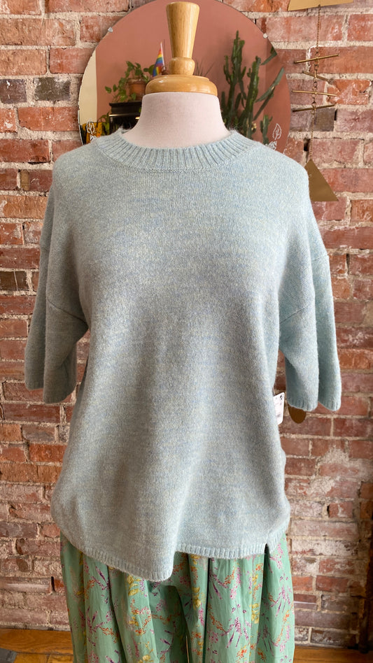 Margot Sweater Tee in Angel Falls Melange
