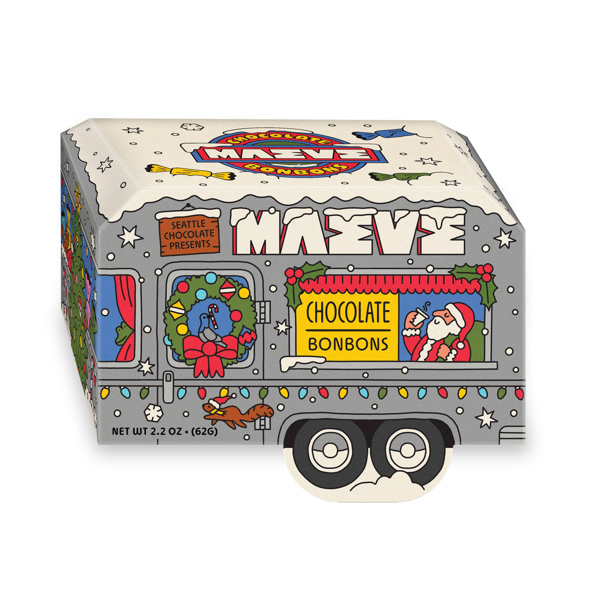 Holiday - Santa's Camper Bonbon Box - 2.2oz