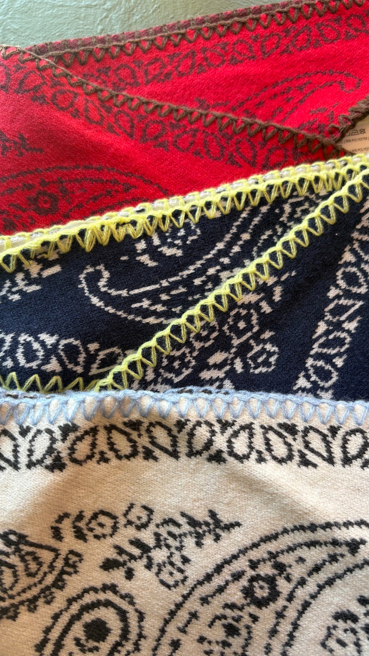 Carmen Knitted Triangle Scarf