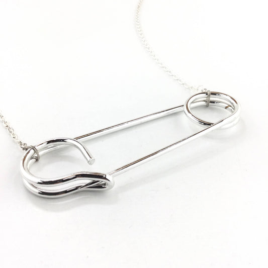Paperclip Pendant Necklace