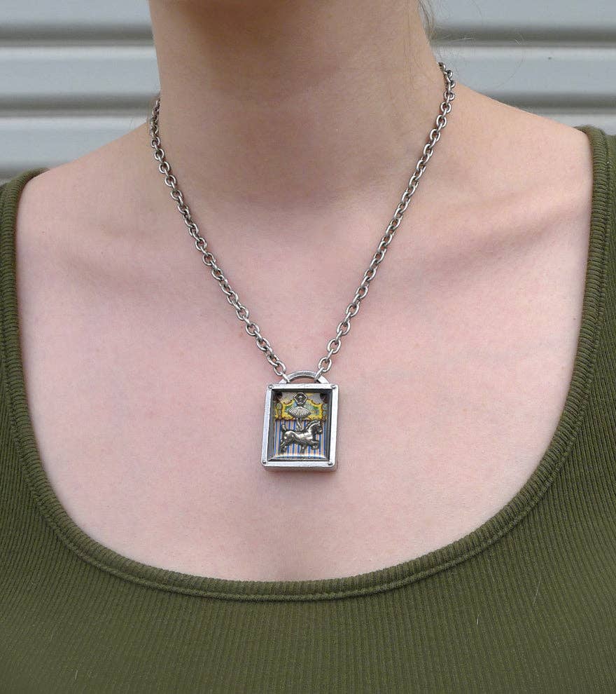 Circus Story Box Necklace
