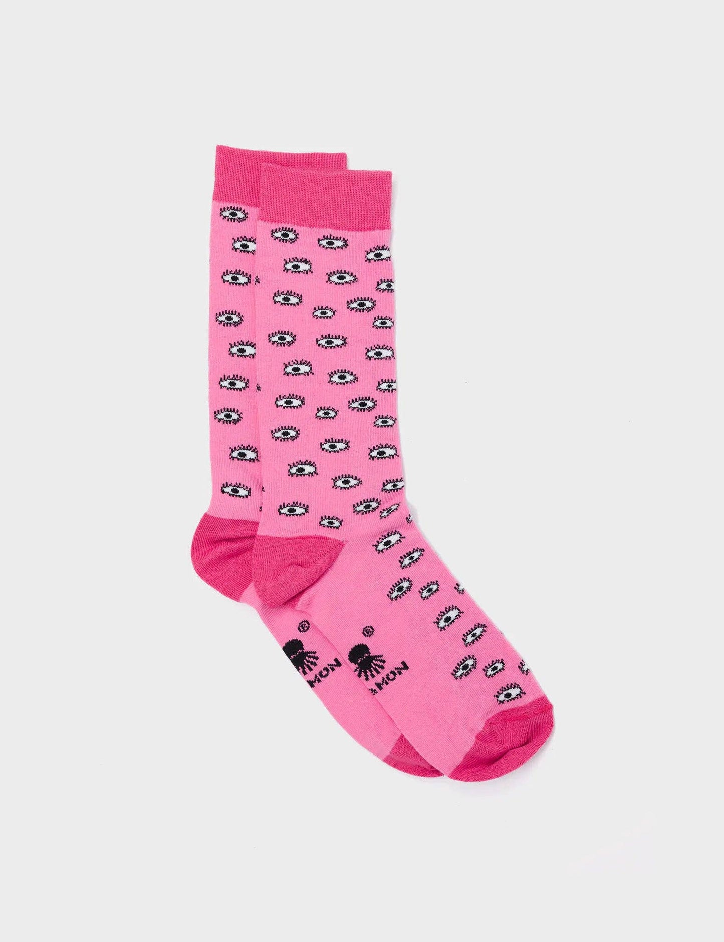 Fuchsia Socks - All Over Eyes