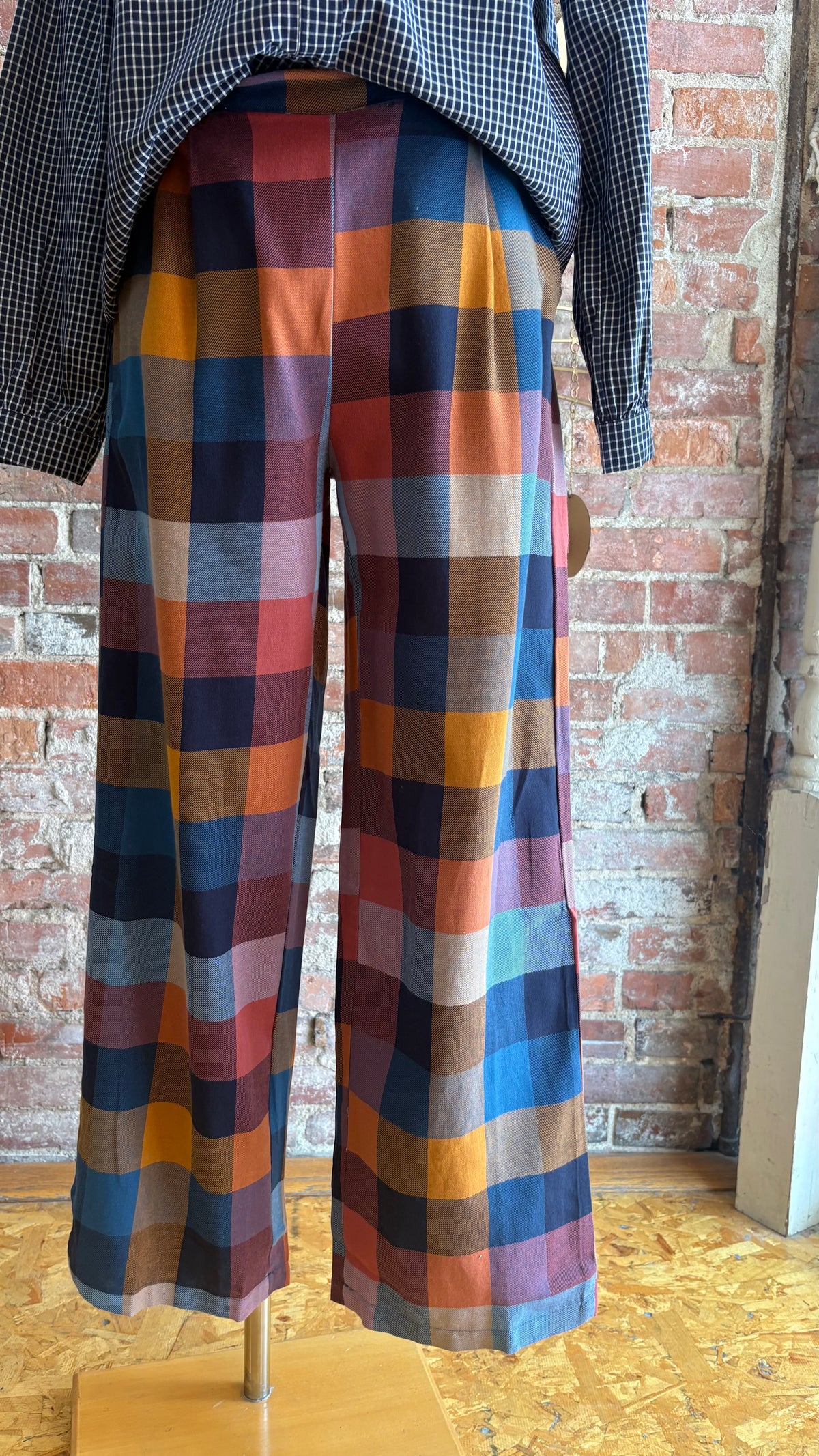 Multi Plaid Pants