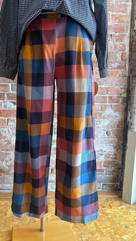 Multi Plaid Pants