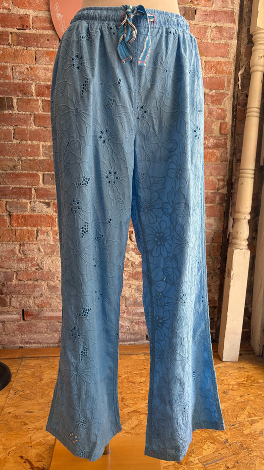 Day Drift Pant in Lake Life Blue