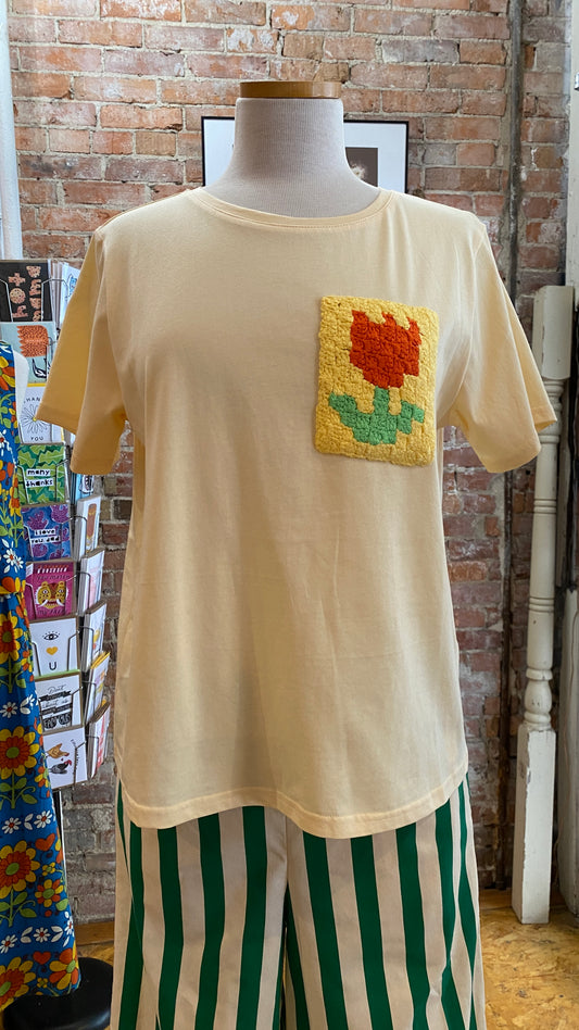 Tulip woven tee