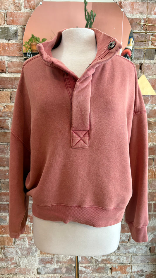 Timeless Pullover in Salsa